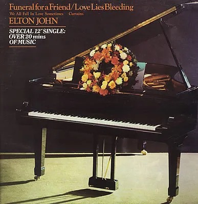 Elton John: Funeral for a Friend / Love Lies Bleeding / We All Fall in Love Sometimes / Curtains (1978)